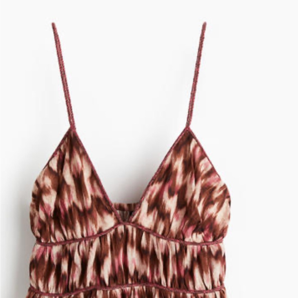 H&M Women's Brown and Pink Camisole